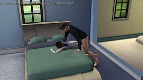 sims 4 teen couple goes wild with passionate sex 🔥💦