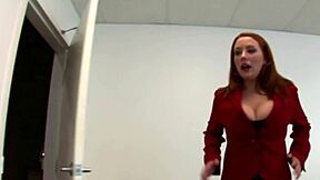 Rebecca Fishnets Bent Over Assfucked Cowgirl Creampie Tits Cum Covered