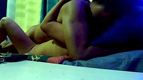 watching movies with cute latina babysitter ends in bedroom ass shaking sex