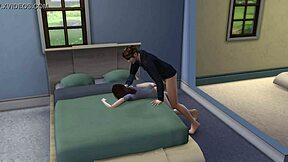 sims 4 teen couple goes wild with passionate sex 🔥💦