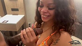 petite curvy rue lynn rides isiah maxwell's cock like pro
