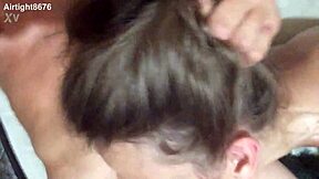 SKINNY TEEN GAGS ON MONSTER COCK FACE FUCK THEN CUMS HARD!