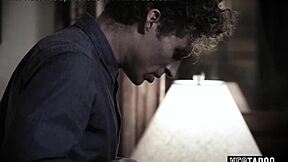 her nasty big stepbrother gets super jealous of petite teen