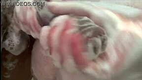 Stepsis tight ass can't take stepdad's 12-inch monster shower fuck