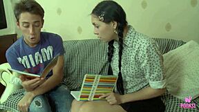 Pretty Blonde Lila G Sucks Noah R Monster Cock to Cum