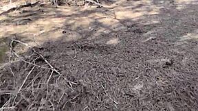 caught in woods for rough stranger fuck 😩 loved every thrust 👅🌲