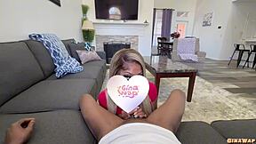 freaky ahh stepsis lets me grope her huge natural tits finally