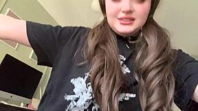 cute tinder egirl tries anal first time on facetime part 2