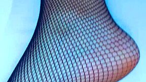 Picture this petite asian teen perverting her shaved pink pussy privately with lovense lush toy in stockings.