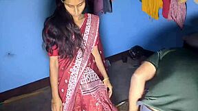 Bangalore babe battles big black cock