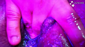 Juicy chubby student fingers tight pussy closeup till orgasm solo!