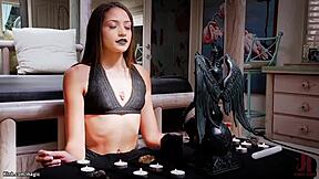 stepmom ties up goth teen for bg bdsm rough anal fuck! 😈🔗