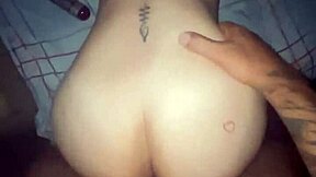 petite housewife takes monster bbc creampie in bedroom