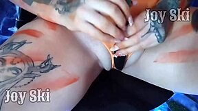 ever fucked a pumpkin? dive into this hot halloween lesbian fetish romp