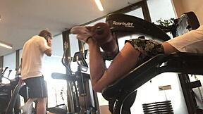 uhh gym babe workout turns into horny outdoor fuck sesh