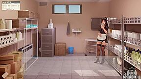 i feed step-sister's tight pussy my thick creampie load