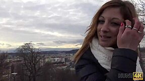 ready to cheat for cash? sexy redhead wife blows stranger on hidden cam 💋🍆