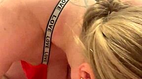 stepmom comes shows new lingerie i play with her big dick son