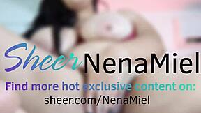 i'm touching my curvy latina ass while slipping off thong for feet view