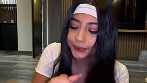 Colombian big tits teen begs professor for creampie anal cowgirl to pass semester