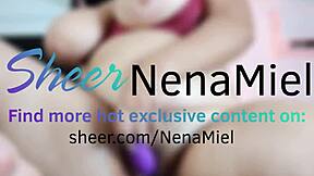 i'm touching my curvy latina ass while slipping off thong for feet view