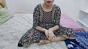 stepbro was alone so i snuck in for late night pussy massage tease