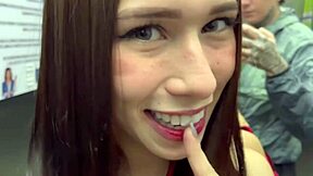 katty gags on cock then takes rough anal fuck in public lot... bucaramanga 😈🍑