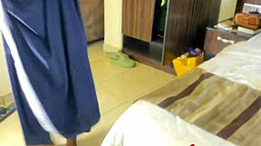 Muslim BBW pregnant ass rides young lover but who's really in control tonight?