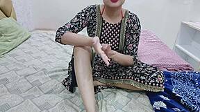 stepbro was alone so i snuck in for late night pussy massage tease