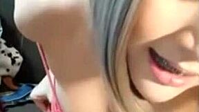 ever wonder why this naughty thai teen moans so loud on cam?