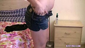 jenessa's solo dildo play hits homemade orgasm peak