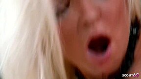 old george uhl pumps cum deep in nicky angel's tight blonde pussy 😍 creampie drips out sloppy! 🔥