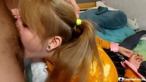 wanna watch my friend's sister deepthroat like a total pornstar?