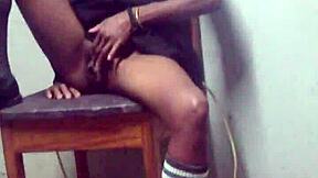 Daddy watch this hot schoolgirl rub her wet pussy