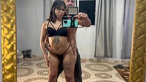 arrombei a buceta da minha enteada gostosa de 19 e gozei dentro