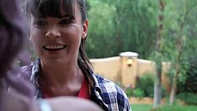 A Busty Boss Gets Her Wet Pussy Fingered By Lesbian Milf