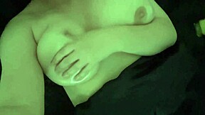 Huge Oily Tits on Virgin White Girl Sucking Glass Dildo Nipple Play Kinky Arab Fetish LA Amateur