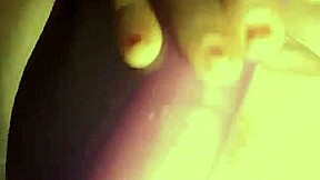 horny asian teen stuffs brinjal deep in pussy for messy orgasm