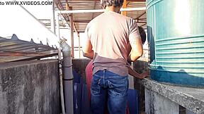 Indian bride roleplays outdoor creampie with future husband doggystyle