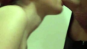 aprill's deepthroat training has her gagging on cock...