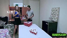 Dorm party teens slurp cocks for hot cum facials nonstop