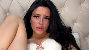 horny british coed teen squirts hard on webcam toys pov