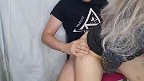 I'm So Horny Watching This Teen Slut Suck Cock in Stockings