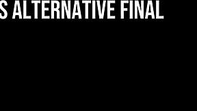 winning fight game roleplay then pounding skinny goth gamer luna hard