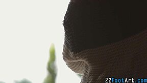 uhh kinky teen feet licked n footjob while i finger my wet pussy