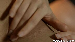 pretty teen babe fingers tight pussy solo