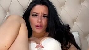 horny british coed teen squirts hard on webcam toys pov