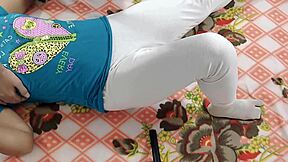 my 18+ girlfriend begged for creampie in her dripping tight pussy