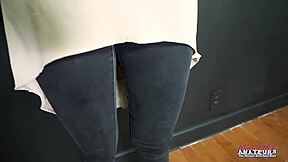 petite blonde milf keyton milks hard cock with deepthroat rimjob balls