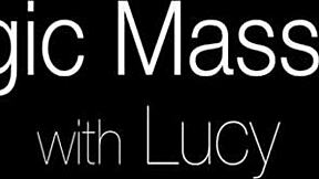 Teen girl rubs wet fur pie solo with fingers